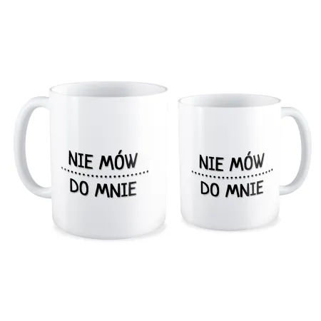 Kubek BEZ CENZURY Nie mów do mnie